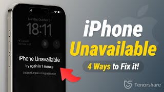 iPhone Unavailable Screen Fixed | How to Fix iPhone Unavailable Lock Screen Error | 100% Work [2024]