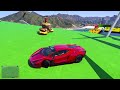 FRANKLIN TRIED IMPOSSIBLE SPEED JUMP ULTRA MEGA RAMP PARKOUR CHALLENGE GTA 5  SHINCHAN and CHOP