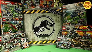 New 16 Lego Jurassic World Fallen Kingdom Sets Unboxing Stop-Motion Speed Build Indoraptor Rampage
