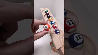 marble Run Race ASMR #182 Wooden Wave Course Colorful Marbles   #marblerun #marblerunrace #asmr