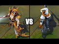 Inkshadow Master Yi vs PROJECT Yi Legendary Skins Comparison (League of Legends)