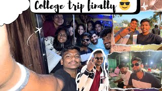 Day 1 College Trip  Finally😎  📍Bidar to Bangalore !!