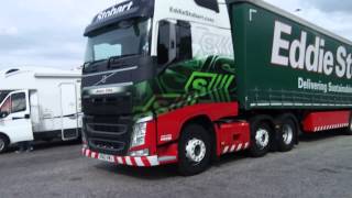 Eddie Stobart Volvo FH, Jessica Chloe H4096, Birch Services, @ 7:15pm, 26/5/14