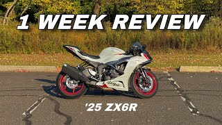 1 Week Review | 2025 Kawasaki ZX6R 636