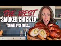 Amazing Smoked Chicken Bombs with a cheesy jalapeno center! So easy anyone can can do it!