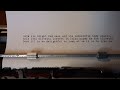 lettera 33 typewriter demo