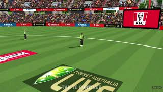 Big Bash Cricket | Gameplay | Sydney Thunder vs Adelaide Strikers| Android Game | 2 Over Match
