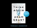 Think Again: A new book by Adam Grant