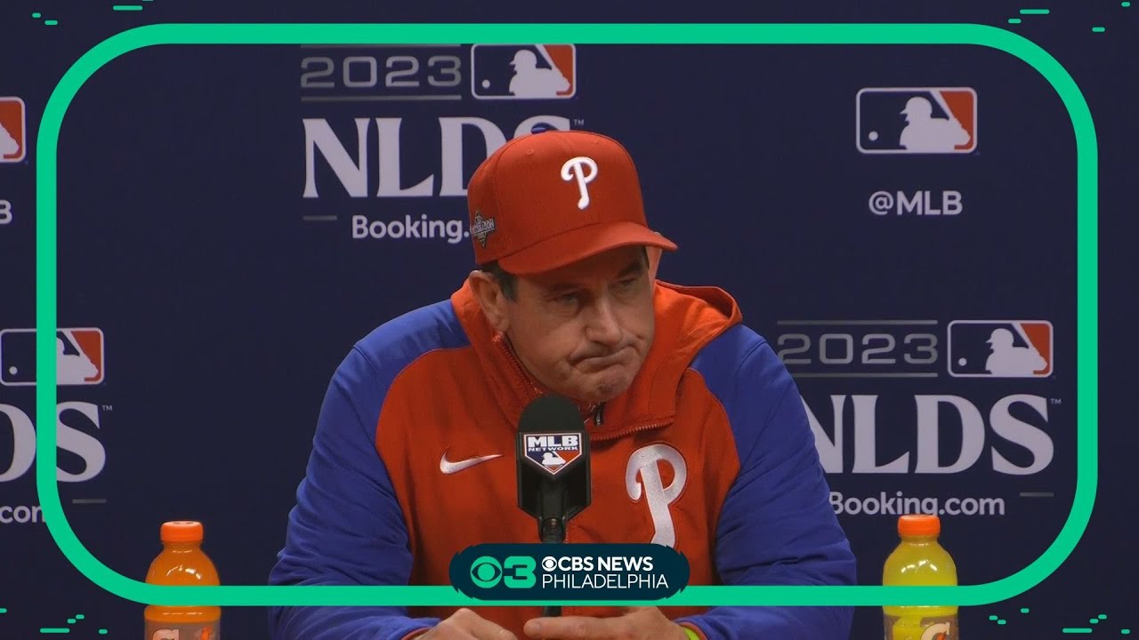 Phillies Manager Rob Thomson Talks After Win Against The Braves In Game ...