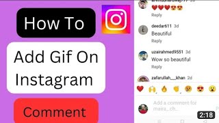 How to upload gif on Instagram store (in 2023) | how to comment gifs on Instagram#instagram#shorts