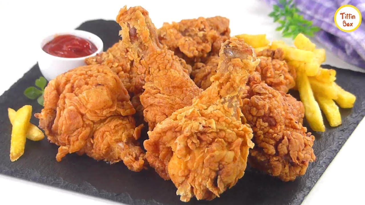 Kfc Style Fried Chicken Recipe By Tiffin Box Kentucky Fried Chicken