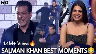 SALMAN KHAN'S BEST MOMENTS THAT WILL SURELY MAKE YOUR DAY😂 SALMAN KHAN LAUGHING MOMENTS♥️ TOP 5🔥