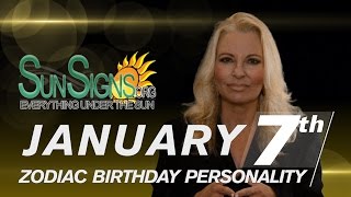 January 7 Zodiac Horoscope Birthday Personality - Capricorn - Part 2