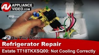 Estate Refrigerator Repair - Fresh Food Section Is Not Cooling - Defrost Control Board Diagnostics