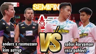 SEMIFINAL  : astrup/rasmussen [DEN] VS gutama/pahlevi [INA] | hsbc bwf world tour finals