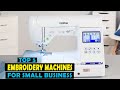 Top 5 Best Embroidery Machines of 2023 for Small Business