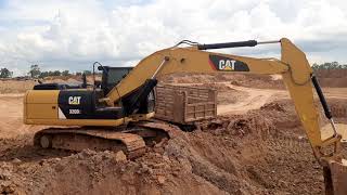 จัดเต็มอุ้ม CAT320D2 TDZ กรองใหญ่ เจอพี่หลง ปีกนก แรงดี เร็วดี excavator and truck EP 7061