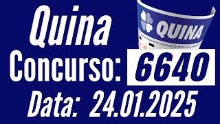 👉🏼 Quina 24/01, QUINA de hoje, RESULTADO da QUINA, Resultado Quina,