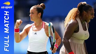 Maria Sakkari vs Serena Williams in a three-set rollercoaster! | US Open 2020 Round 4