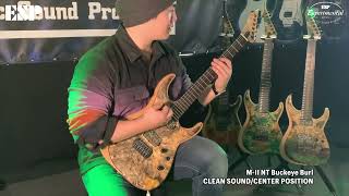 ESP Guitars: Experimental Series M-II NT Buckeye Burl Demonstration