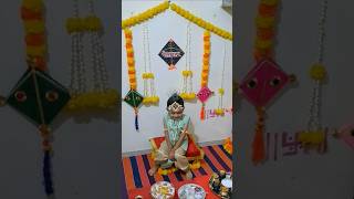 bornhan decorations ideas borhan sankranti decoration/bornhan decoration at home /bornhan decoration