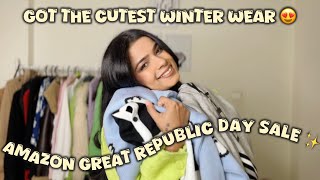 Amazon Republic Day Sale Haul | Winter Wear | Best Deals 😍 #amazonfinds2023