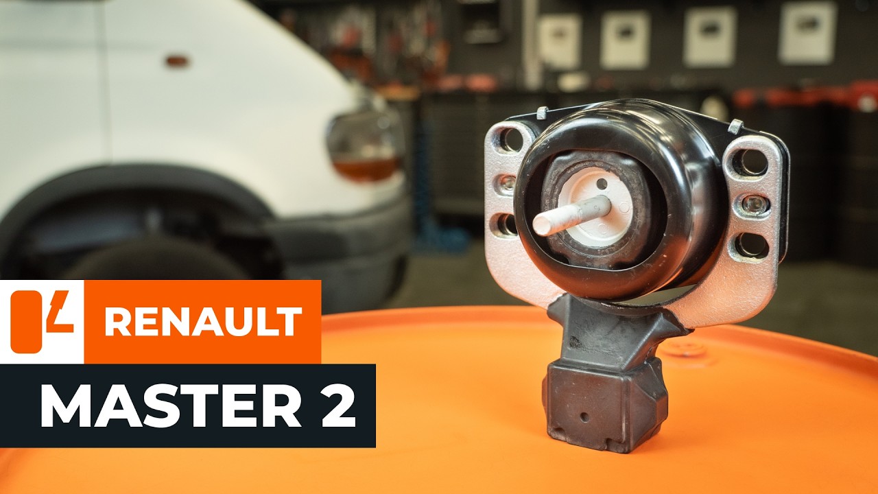 How To Replace The Right Engine Mount On The Renault Master 2 Van