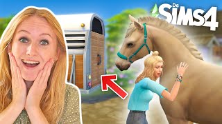 MOOS verhuizen naar de nieuwe PAARDEN STAL! 🤩🚛 *Sims 4*