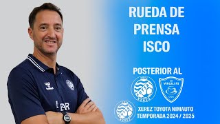 Rueda de Prensa de Isco posterior al Xerez Toyota Nimauto 4-2 CD Virgili FS de Cádiz