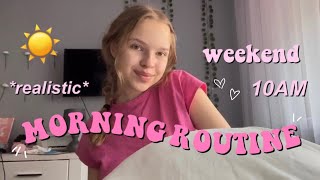 PORANNA WEEKENDOWA RUTYNA☀️ *prawdziwa* | my morning routine👼🏼