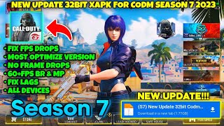 32bit CODM S7 FIX LAGS | 60FPS | FIX FPS DROPS | NO SCREEN FREEZE