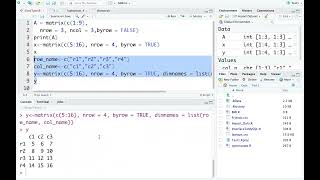 Matrix Data Structures in R | Part - 2 | Lecture - 17