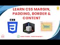 CSS Box Model Explained | Learn Margin, Padding, Border & Content