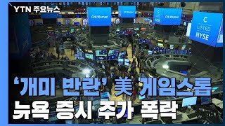 '개미들의 반란' 게임스톱 주가 44% 폭락...미 정치권 '공매도 논란' 가세 / YTN