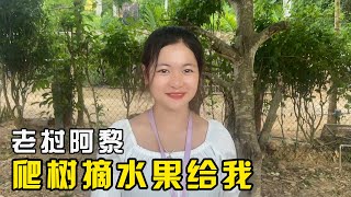 这是老挝什么水果，没见过、旁边的荔枝芒果都被他们吃光了【老挝林二帅】