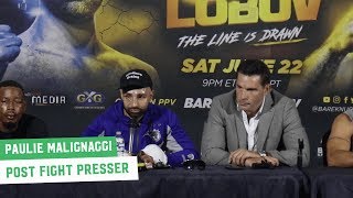Paulie Malignaggi Post-Fight Press Conference | Bare Knuckle FC 6
