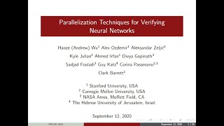 Session 8: Parallelization Techniques for Verifying Neural Networks