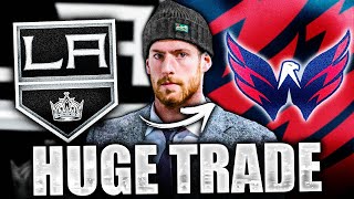 PIERRE-LUC DUBOIS TRADE TO THE WASHINGTON CAPITALS—THE TRADE IS ONE-FOR-ONE (LA Kings Darcy Kuemper)