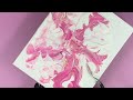 stunning pink acrylic drip pour painting magenta neon pink yellow u0026 black