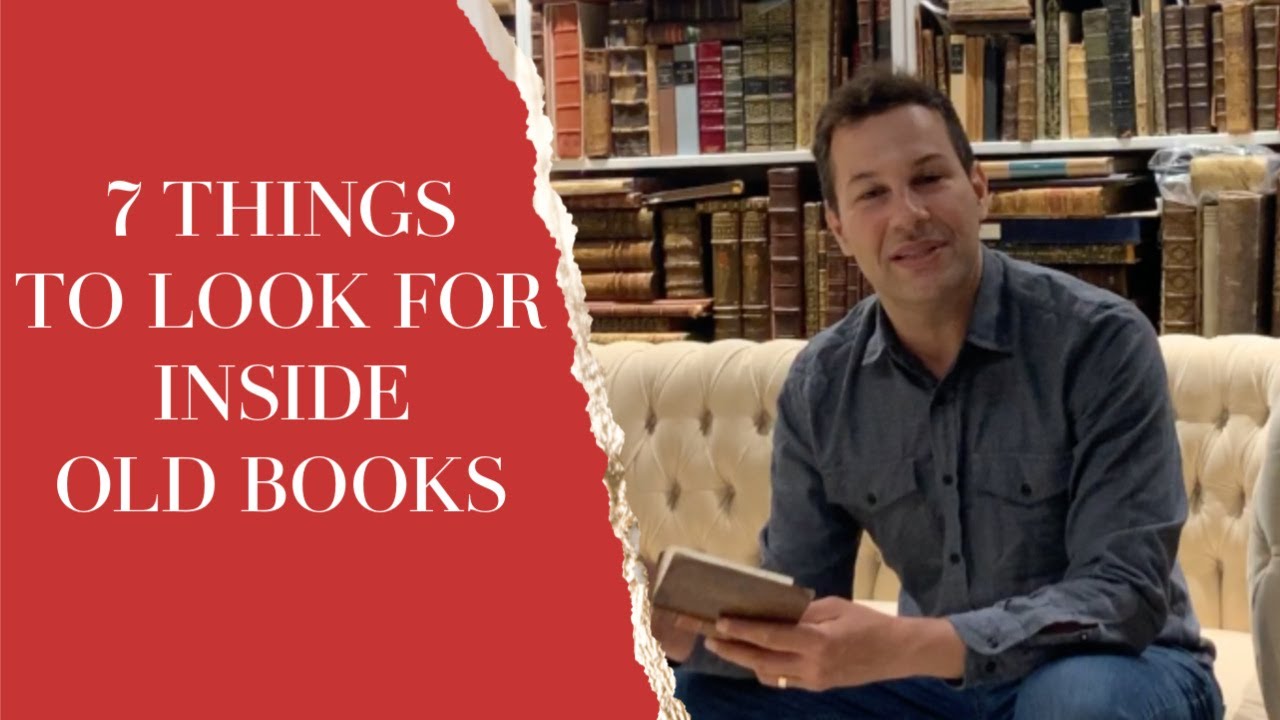 7 DISCOVERIES INSIDE RARE BOOKS: Some Of The Things That Rare Book ...