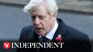 Live: Remembrance Sunday commemoration takes place at the Cenotaph in London