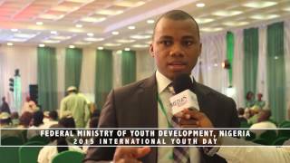 #IYD2015:  Special days like this allows the voice of of the youth to be heard-Kingston Nwosu