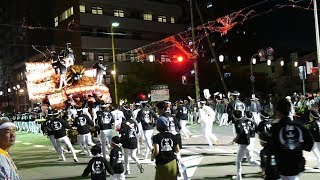 堺市だんじり祭り　深井地区だんじり　深井駅前連合パレード　深井畑山町（２０１８年１０月６日）－３