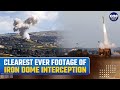 Hezbollah's Missiles vs. Iron Dome Jaw-Dropping Footage Recorded Over Sea of Galilee | Watch