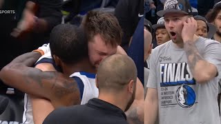 KYRIE & LUKA CRYING TEARS OF JOY! SHOCKED AFTER ADVANCING TO NBA FINALS EMOTIONA