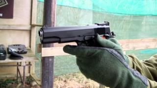 LaZouche Custom airsoft SFA Range Officer firing test.