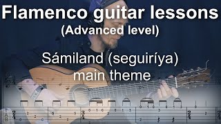 Flamenco guitar lessons - Advanced level -  Sámiland (seguiríya) main theme