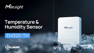 LoRaWAN Temperature \u0026 Humidity Sensor EM320-TH From Milesight Product Videography