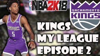 HUGE DRAFT TRADE! - King My League Episode 2 - NBA 2K18