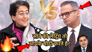 Atishi Marlena🔥Epic Destroys Godi Media \u0026 Pm Modi || Godi Media Bejjati || Godi Media of The Week ||